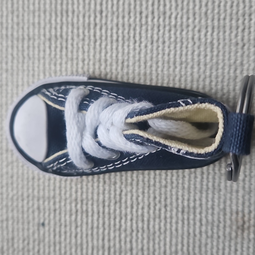 Converse Navy Blue Mini Sneaker Keychain - Picture 5 of 9
